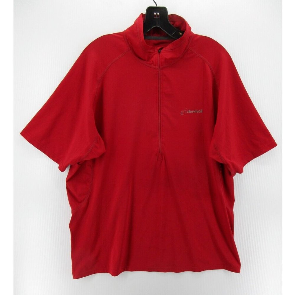 Cloudveil Pullover Large 1/2 Zip Top Turtleneck H… - image 1